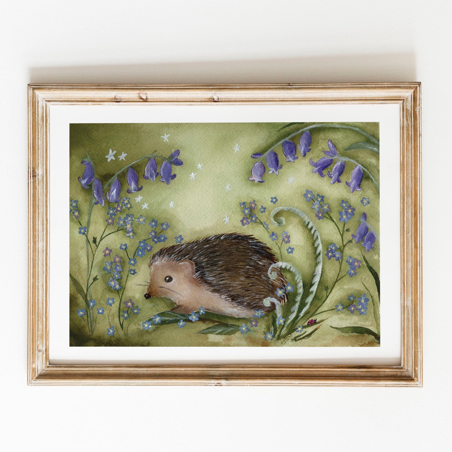 Beneath The Bluebells Fine Art Print | Hettie