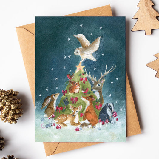 Woodland Animal Festive Card | Bramblewood Friends