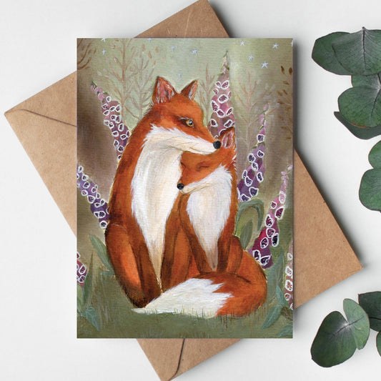 Foxglove Forest | Woodland Magic Greeting Card