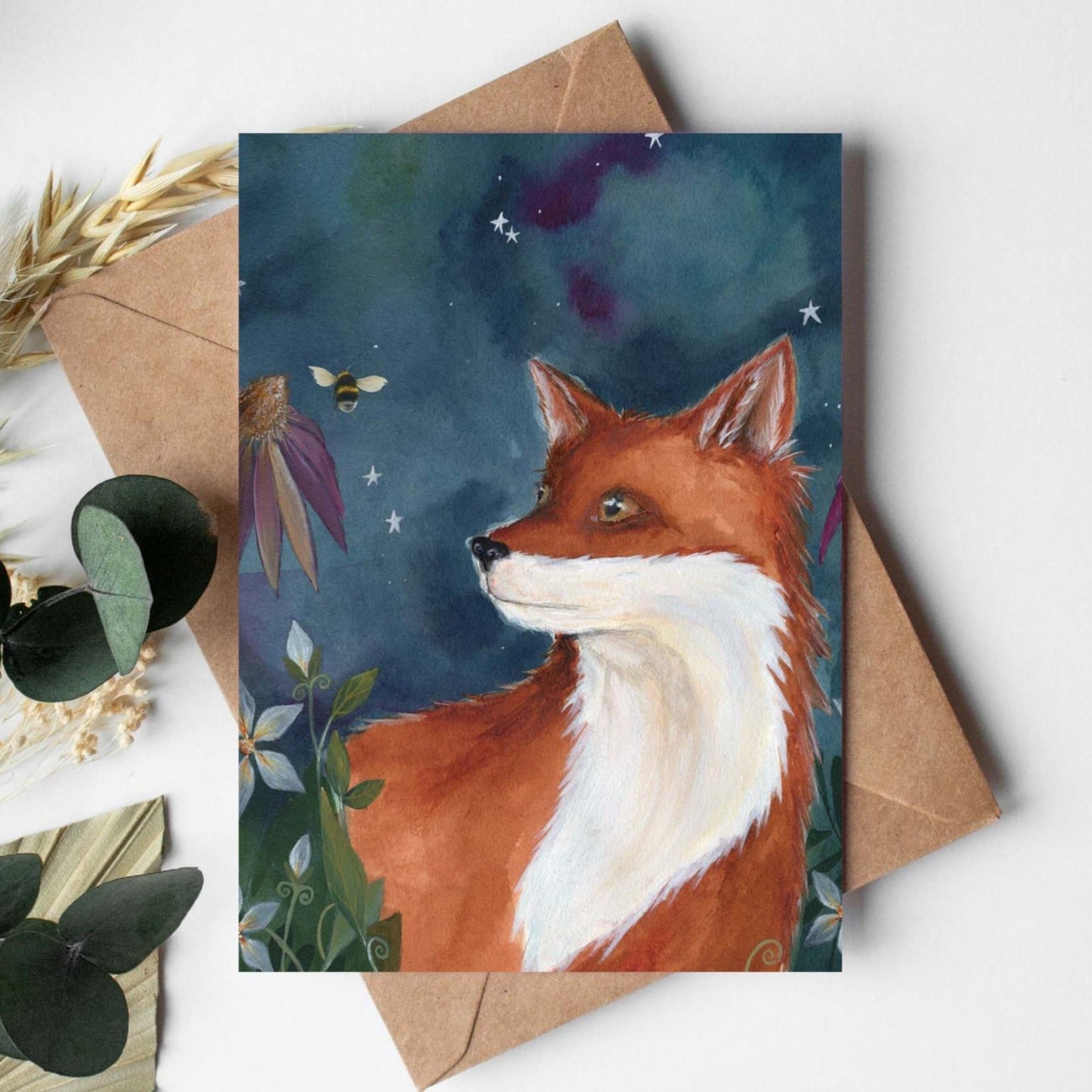 Fox & Bee | Woodland Magic Greeting Card