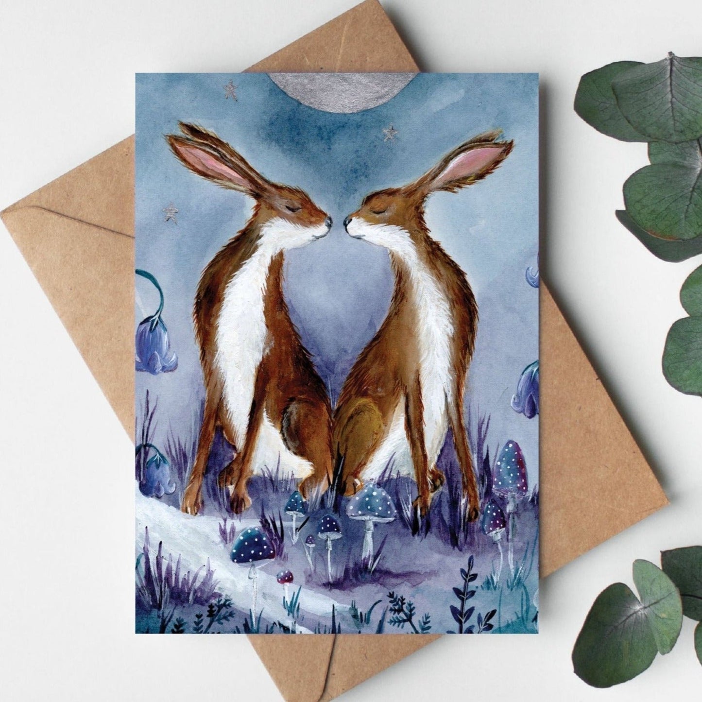 Beltane Hares | Woodland Magic Greeting Card