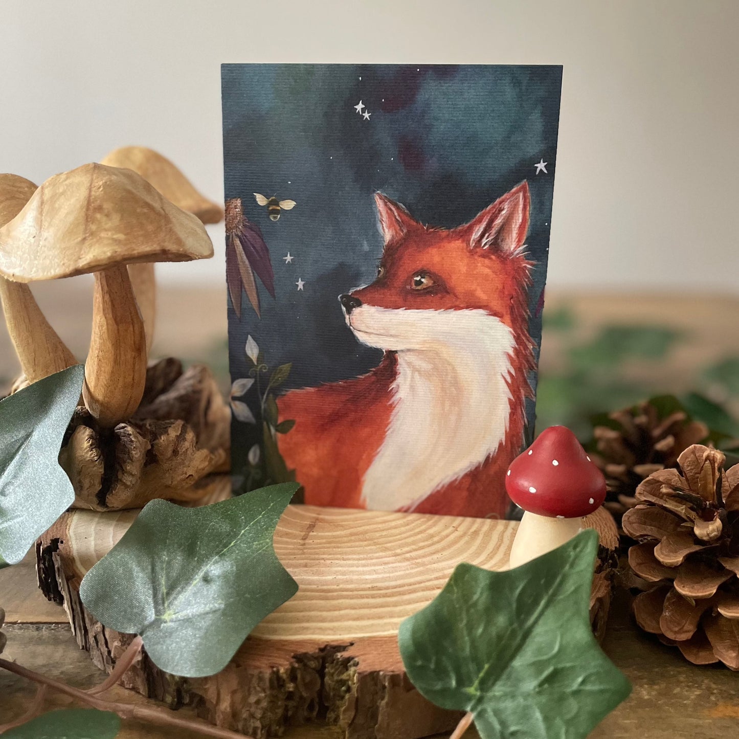 Fox & Bee | Woodland Magic Greeting Card