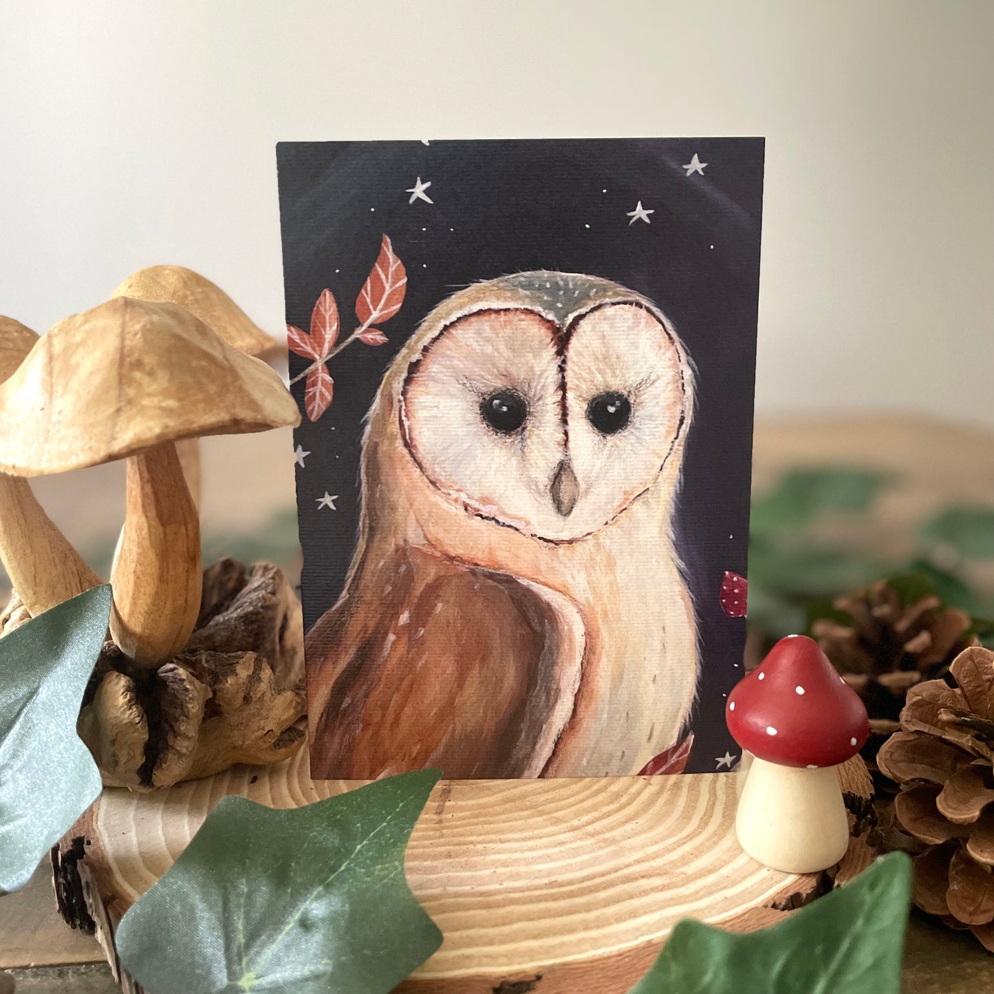 Midnight Owl | Woodland Magic Greeting Card