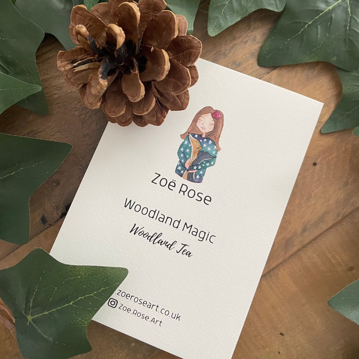 Hedgehog Woodland Tea | Woodland Magic Greeting Card