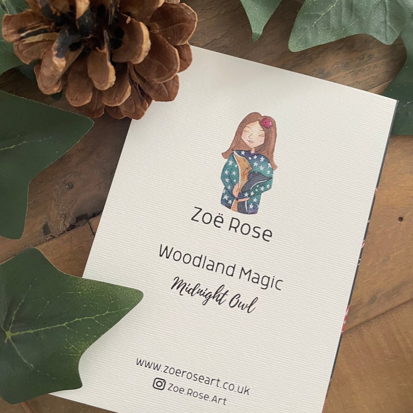 Midnight Owl | Woodland Magic Greeting Card