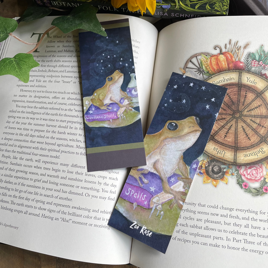 Frog Bookmark | Magic Spells