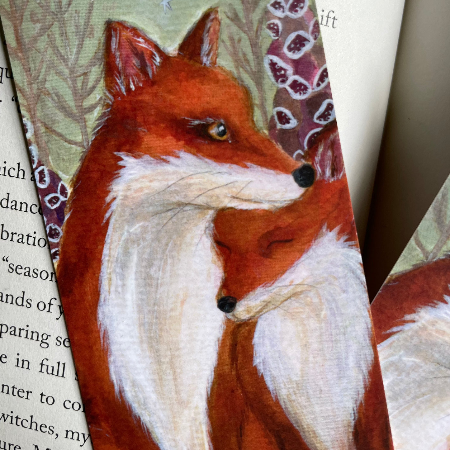 Fox Bookmark | Foxglove Forest