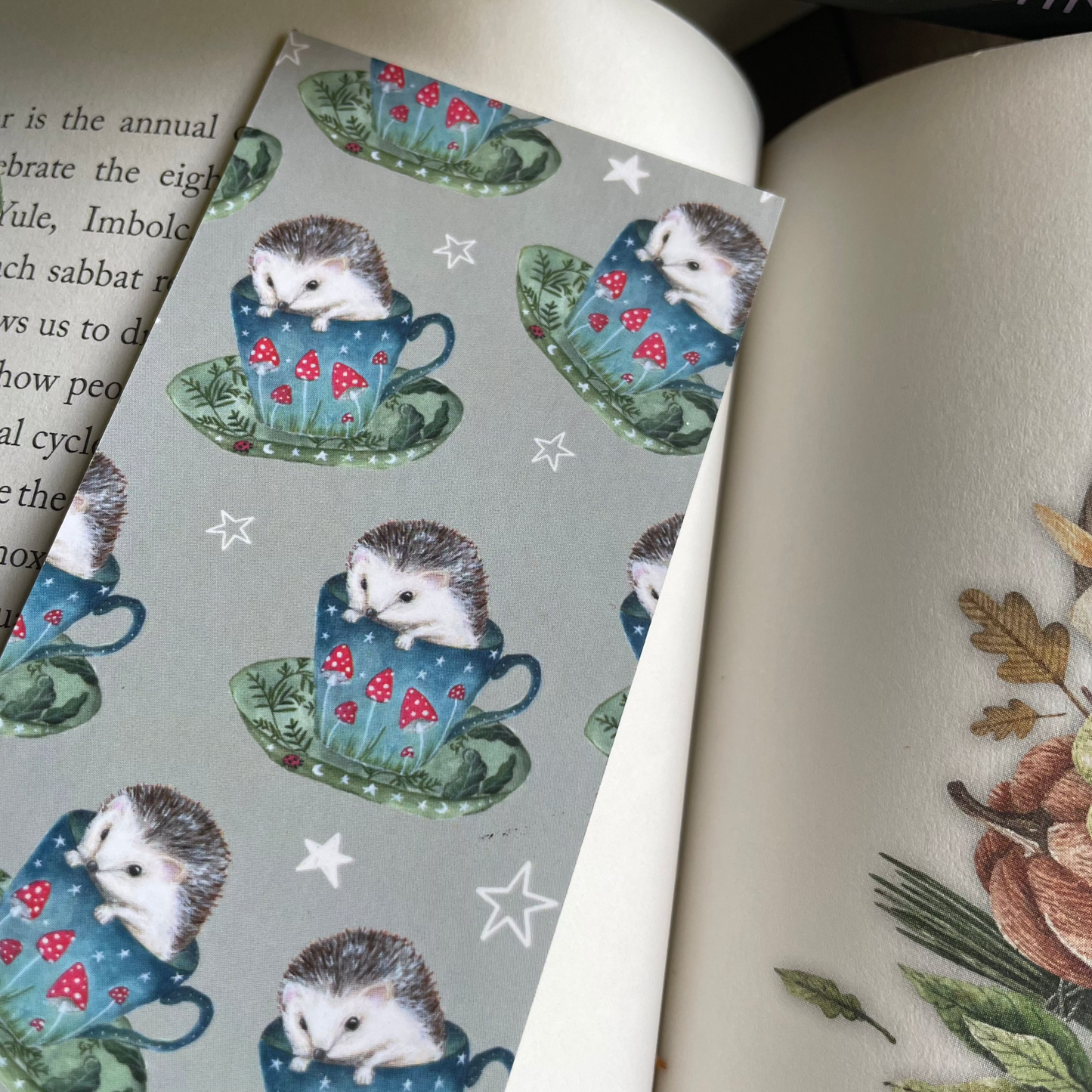 Hedgehog Bookmark | Woodland Tea