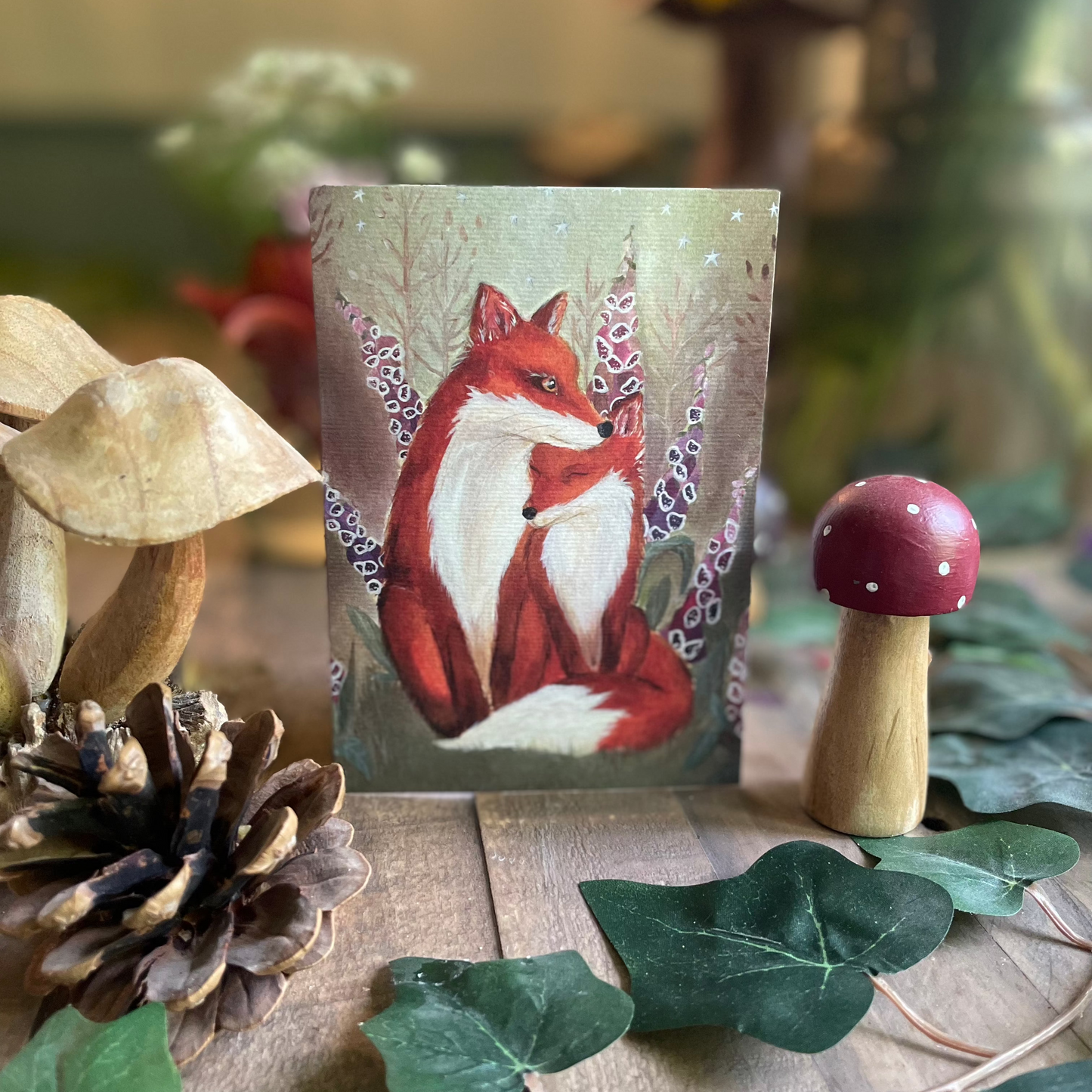 Foxglove Forest | Woodland Magic Greeting Card