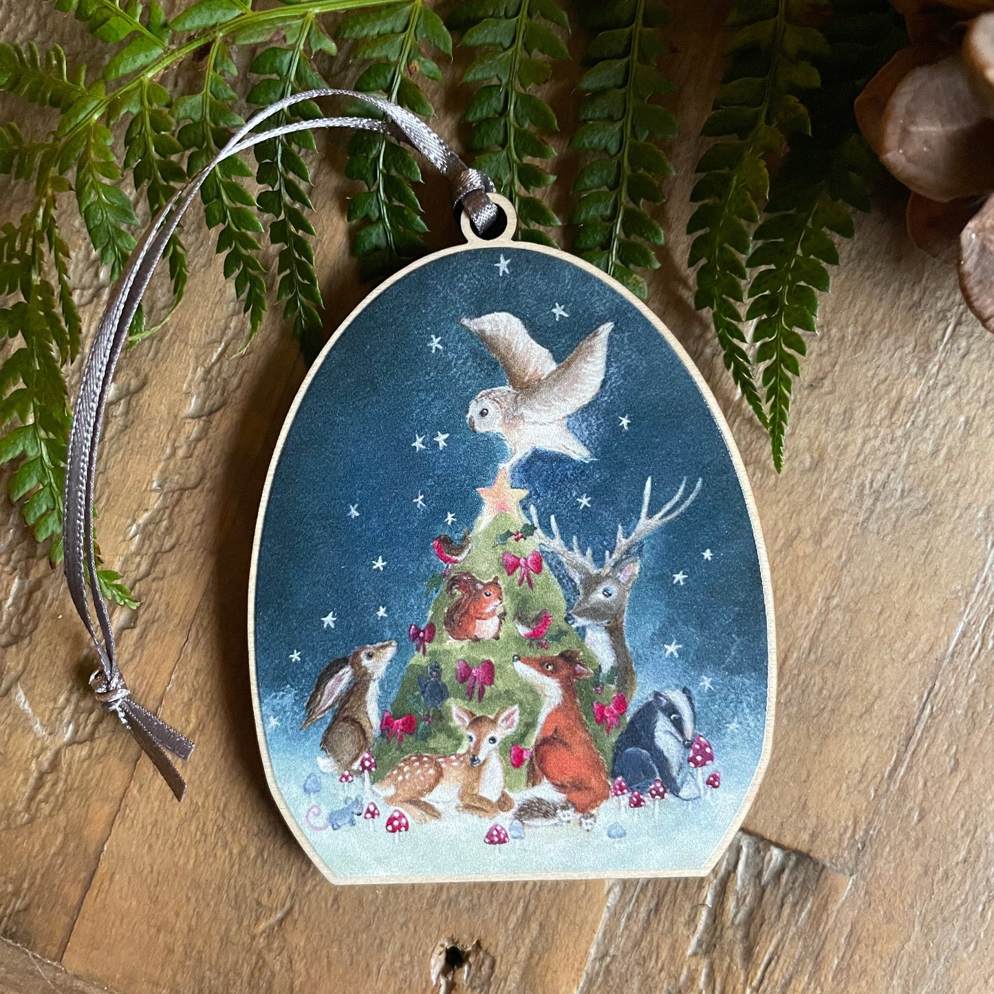 Bramblewood Friends | Wooden Tree Decoration