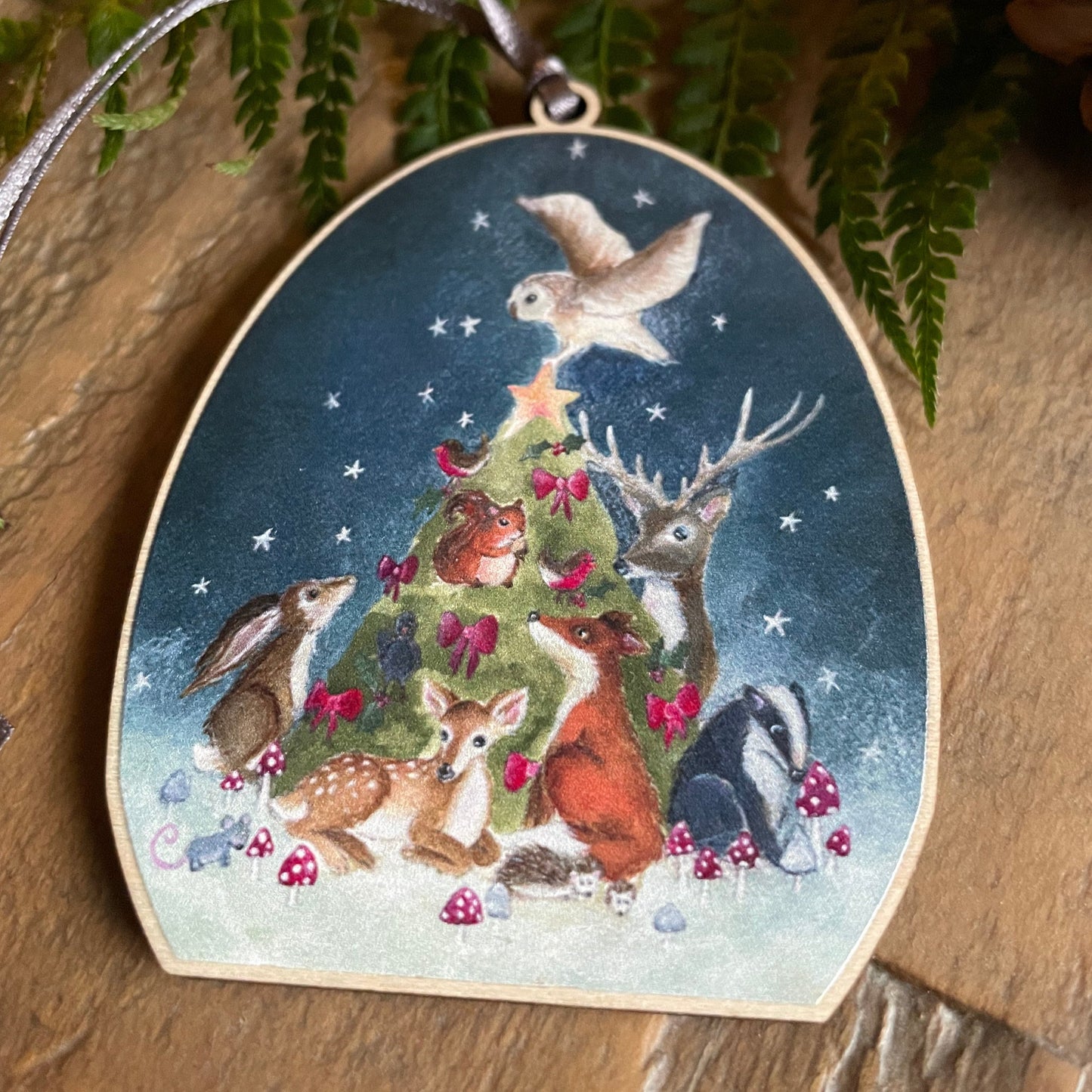 Bramblewood Friends | Wooden Tree Decoration