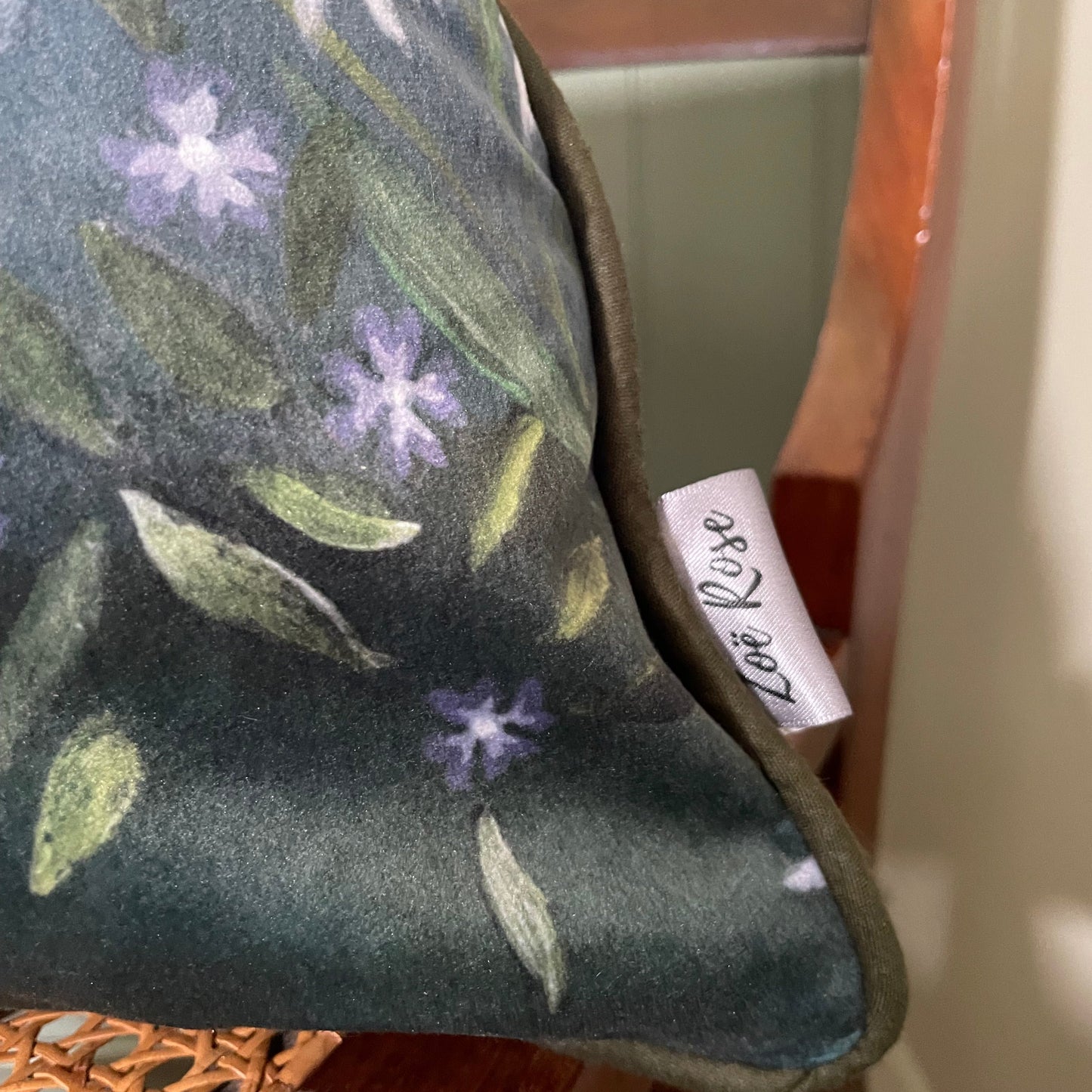 Moon Glow| Hare Watercolour Velvet Cushion