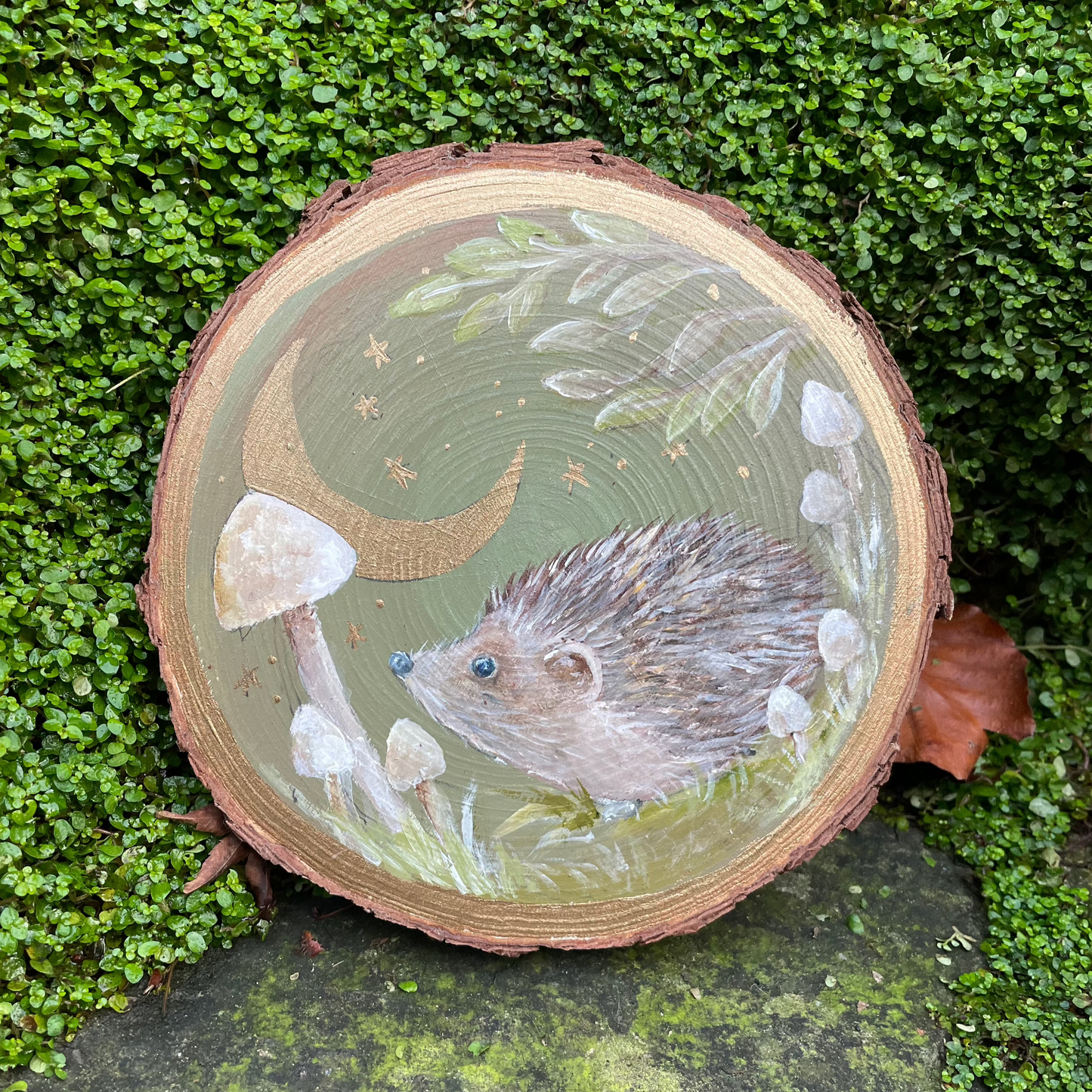 Original Woodslice Artwork | Hedgehog | Foraging