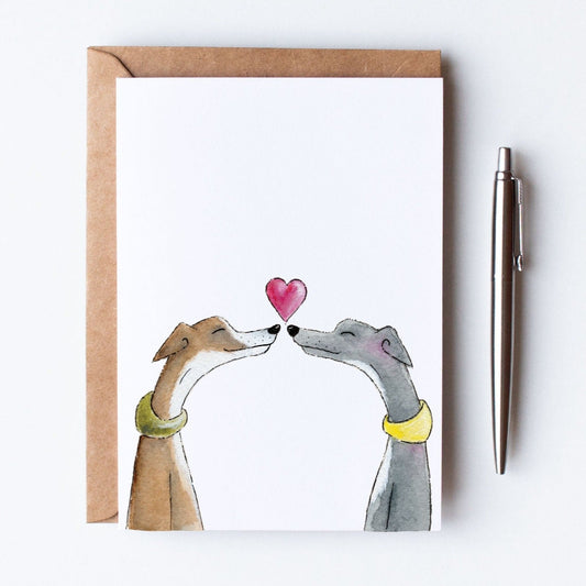 Whippet Love Card | Eric Loves Twiggy