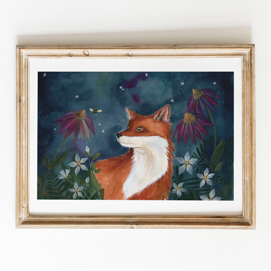 Fox & Bee | Fine Art Print