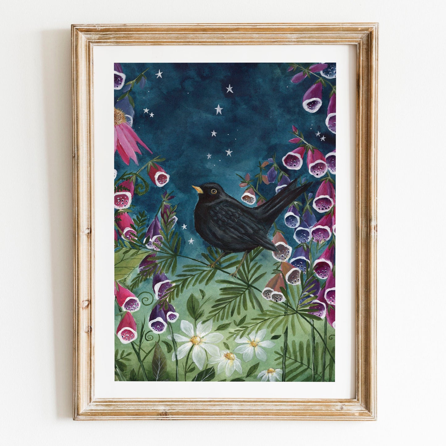 Blackbird Fine Art Print | Starry Skies