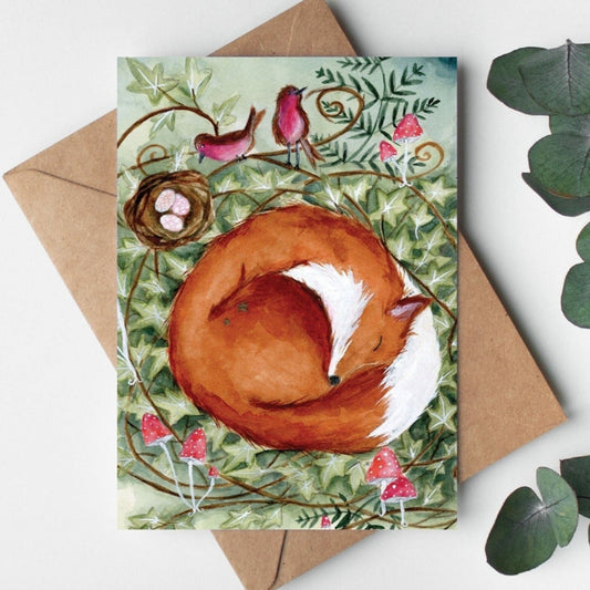 Fox Nest | Woodland Magic Greeting Card